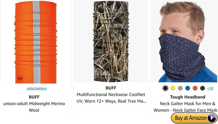 shop Buff neckwear for skiing