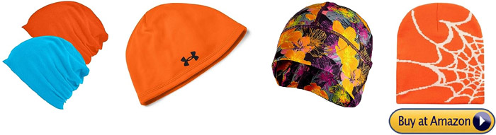 shop orange beanies