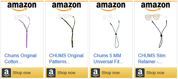 chums eyewear retainers